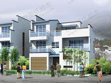 三層別墅建筑結構施工圖紙_別墅設計圖紙,農村房屋設計圖,農村自建房設計