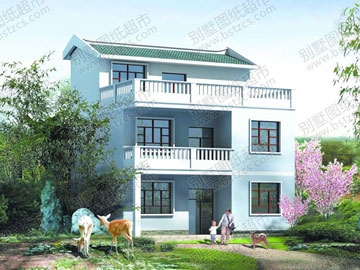 簡單的二層半農(nóng)村房屋設(shè)計(jì)_別墅設(shè)計(jì)圖紙,農(nóng)村房屋設(shè)計(jì)圖,農(nóng)村自建房設(shè)計(jì)