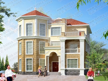 三層豪華私人別墅設計圖紙_別墅設計圖紙,農(nóng)村房屋設計圖,農(nóng)村自建房設計