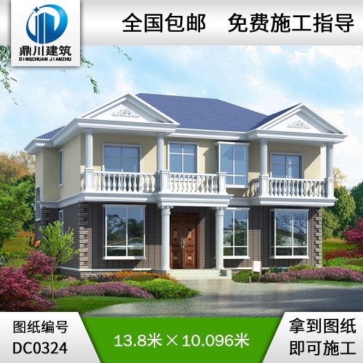 二層帶陽臺農(nóng)村小別墅設(shè)計(jì)圖紙_農(nóng)村自建房設(shè)計(jì)圖,別墅圖片大全