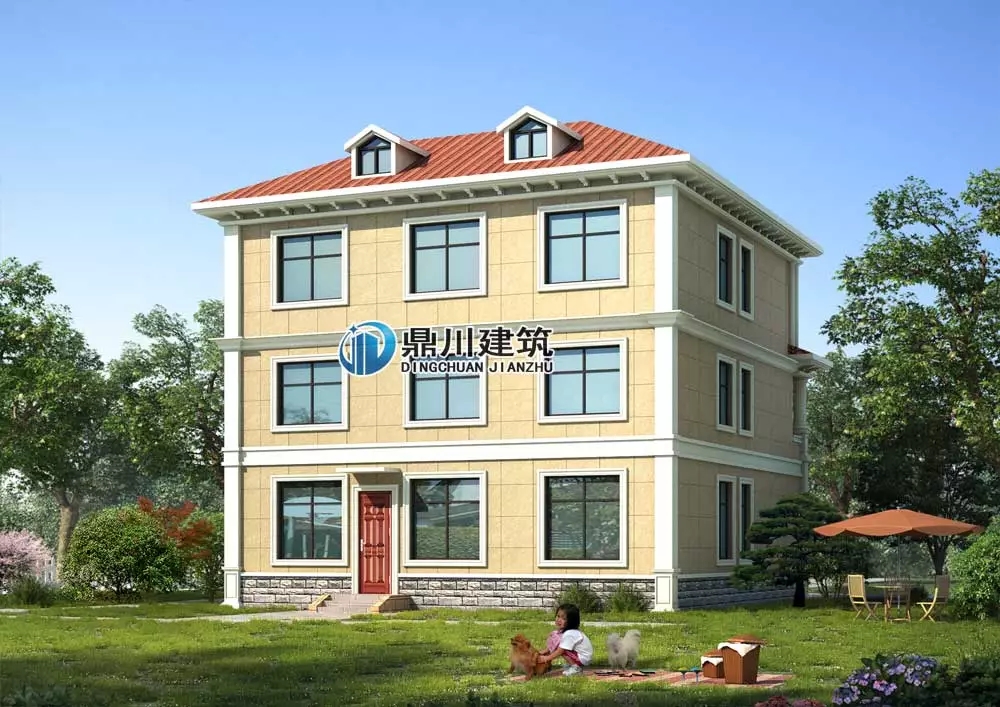 【案例】農村建房火爆的三層帶露臺簡歐小別墅，看了案例都想蓋！
