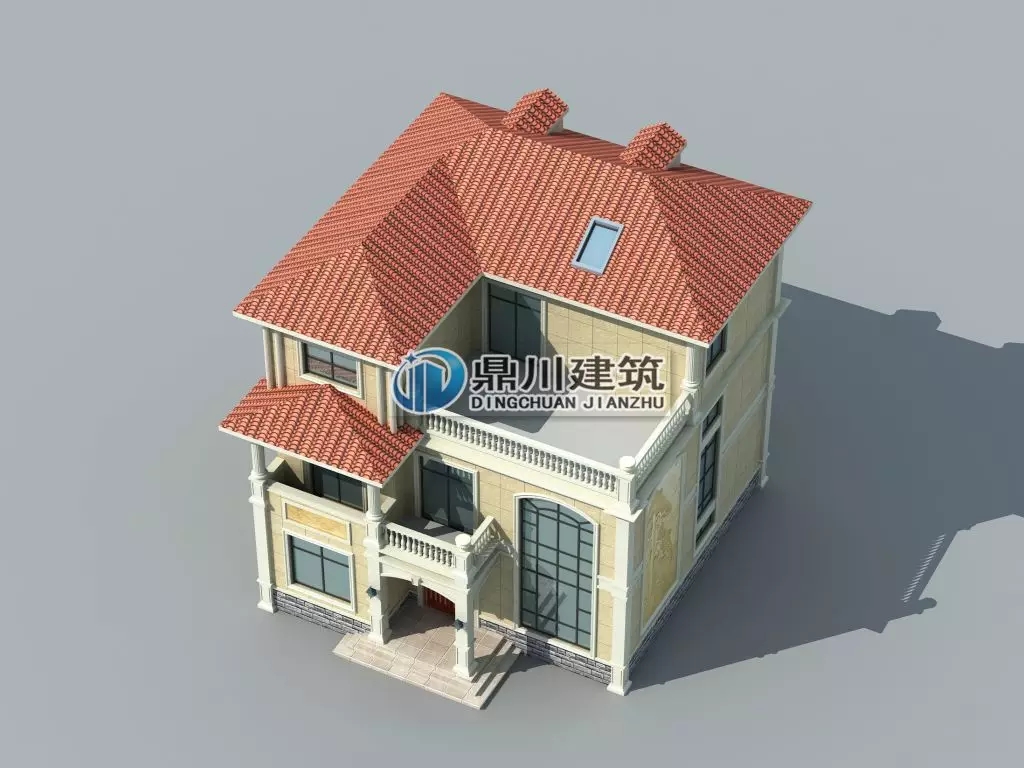 農村復式三層大氣別墅，造價親民易建造，30萬也能建出豪宅效果！
