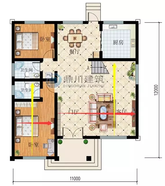【干貨】教你如何看對戶型圖，建房的錢不浪費！
